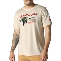Oat Milk Relaxed Fit Lightweight Short-Sleeve Fab Graphic T-Shirt