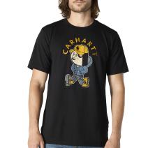 Black Relaxed Fit Lightweight Short-Sleeve Active Jac Graphic T-Shirt