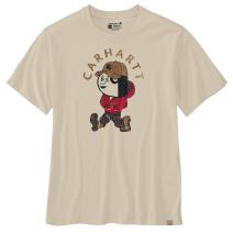 Oat Milk Relaxed Fit Lightweight Short-Sleeve Active Jac Graphic T-Shirt