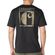 Black Irvine Relaxed Block Camo T-Shirt