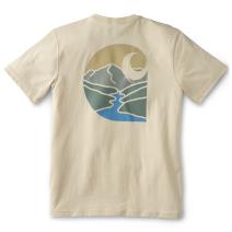 Oat Milk Irvine Relaxed Mountain River T-Shirt