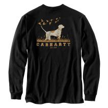 Black Irvine Relaxed Pointer Long-Sleeve T-Shirt