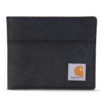 Black Saddle Leather Bifold Wallet