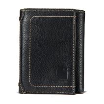 Black Nubuck Trifold Wallet