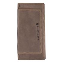 Carhartt Brown Leather Triple Stitched Rodeo Wallet