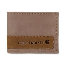 Carhartt Brown Two-Tone Billfold With Wing
