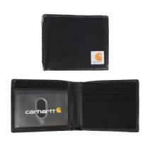 Black Canvas Passcase Wallet