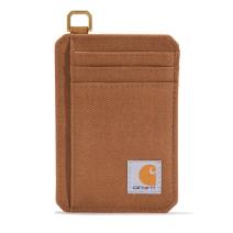 Carhartt Brown Nylon Duck Front Pocket Wallet 