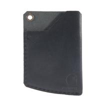 Black Craftsman Leather Front Pocket Wallet