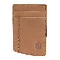Brown Saddle Leather Front Pocket Wallet