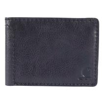 Black Patina Leather Bifold Wallet