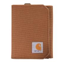 Carhartt Brown Nylon Duck Trifold Wallet