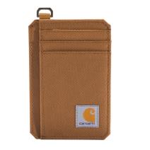 Carhartt Brown Nylon Duck Front Pocket Wallet