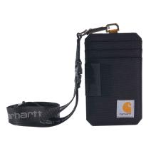 Black Nylon Duck ID Holder and Lanyard