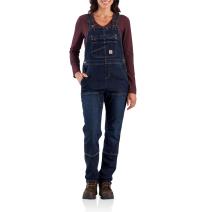Midnight Sky Women's Denim Double-Front Bib Overalls