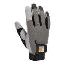 Steel Grey Women's Synthetic Leather High Dexterity Touch Sensitive Secure Cuff Glove