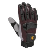 Blackberry/Grey Women's High Dexterity Protective Knuckle Guard Glove