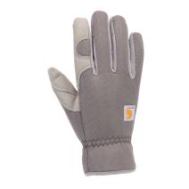 Gray Women's Thermal-Lined High Dexerity Open Cuff Glove