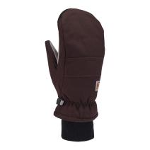 Blackberry Women's Insulated Duck Synthetic Leather Knit Cuff Mitt