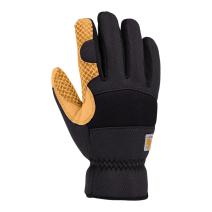 Black/Barley Women's Thermal-Lined High-Dexterity Grip Open Cuff Glove