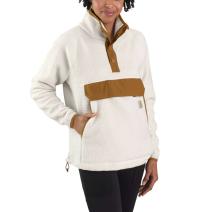 Malt Women's Fleece Quarter Snap Front Jacket