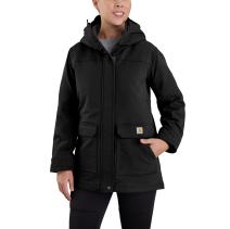 Black Women's Super Dux™ Relaxed Fit Insulated Traditional Coat