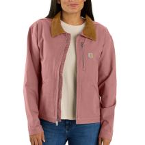 Rose Tint Women's Rugged Flex® Loose Fit Canvas Detroit Jacket