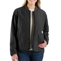 Black Women's Rain Defender® Loose Fit Lightweight Insulated Jacket