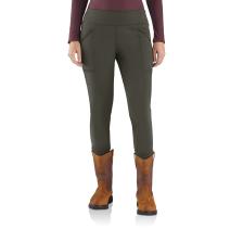 Oyster Gray Women's Force Fitted Heavyweight Lined Legging