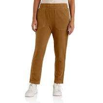 Carhartt Brown Women's Relaxed Fit Midweight French Terry Sweatpant