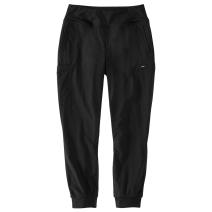 Black Women's Force Relaxed Fit Fleece-Lined Jogger