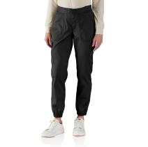 Black Women's TENCEL™ Fiber Series Relaxed Fit Twill Pant