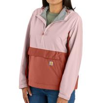 Soft Rose/Saddle Red Women's Rain Defender® Loose Fit Lightweight Packable Anorak