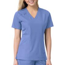 Ceil Blue Women's Force&reg; Modern Fit Twill V-Neck Top