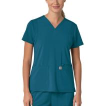 Caribbean Blue Women's Force® Cross-Flex Modern Fit Flex Panel Top