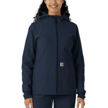 Navy Women's Rugged Flex&reg; Modern Fit Bonded Fleece Hoodie