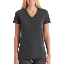 Carbon Heather Women's Lockhart Short Sleeve V-Neck T-Shirt