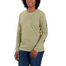 Dried Clay Women's WK231 Long Sleeve Logo T-Shirt