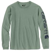 Jade Heather Women's WK231 Long Sleeve Logo T-Shirt