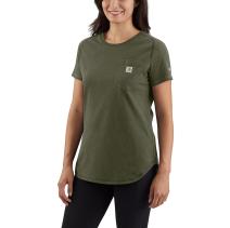 Basil Heather Women's Force® Relaxed Fit Midweight T-Shirt