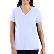 Fresh Lavender Women's TENCEL™ Fiber Series Relaxed Fit Lightweight Short-Sleeve V-Neck T-Shirt