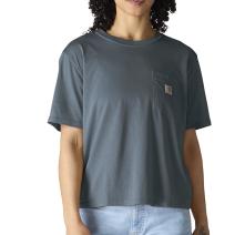 Iron Blue Women's TENCEL&trade; Fiber Series Loose Fit Lightweight Short-Sleeve Crewneck T-Shirt