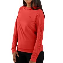 Roasted Tomato Women's Force® Sun Defender Lightweight Long-Sleeve Hooded Graphic T-shirt