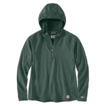 Frosted Balsam Women's Force Relaxed Fit Half-Zip Hooded T-Shirt
