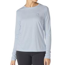 Blue Aura Women's Force&reg; Sun Defender&trade; Relaxed Fit Lightweight Long-Sleeve Logo Graphic T-Shirt