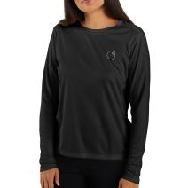 Black Women's Force® Sun Defender™ Relaxed Fit Lightweight Long-Sleeve Logo Graphic T-Shirt