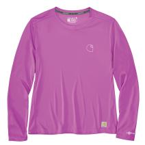 Electric Fuchsia Women's Force&reg; Sun Defender&trade; Relaxed Fit Lightweight Long-Sleeve Logo Graphic T-Shirt