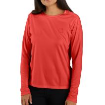 Roasted Tomato Women's Force® Sun Defender™ Relaxed Fit Lightweight Long-Sleeve Logo Graphic T-Shirt