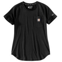 Black Women's Force® Relaxed Fit Midweight Pocket T-shirt