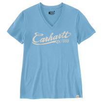 Fresh Water Women's TENCEL™ Fiber Series Relaxed Fit Short-Sleeve Graphic V-Neck T-Shirt